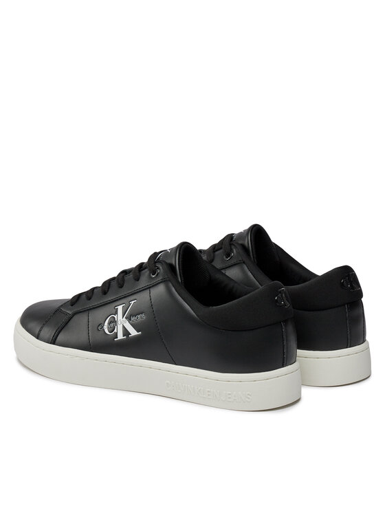 Calvin Klein Jeans Calvin Klein Jeans Tenisice Classic Cupsole Low Laceup Lth YM0YM00864 Crna