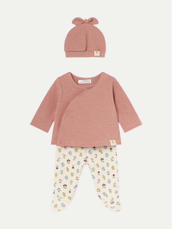 Mayoral Mayoral Set de bluză și pantaloni cu botoșei 2520 Roz Regular Fit