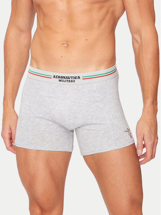 Aeronautica Militare Aeronautica Militare 2er-Set Boxershorts AM1UBX002 Grau