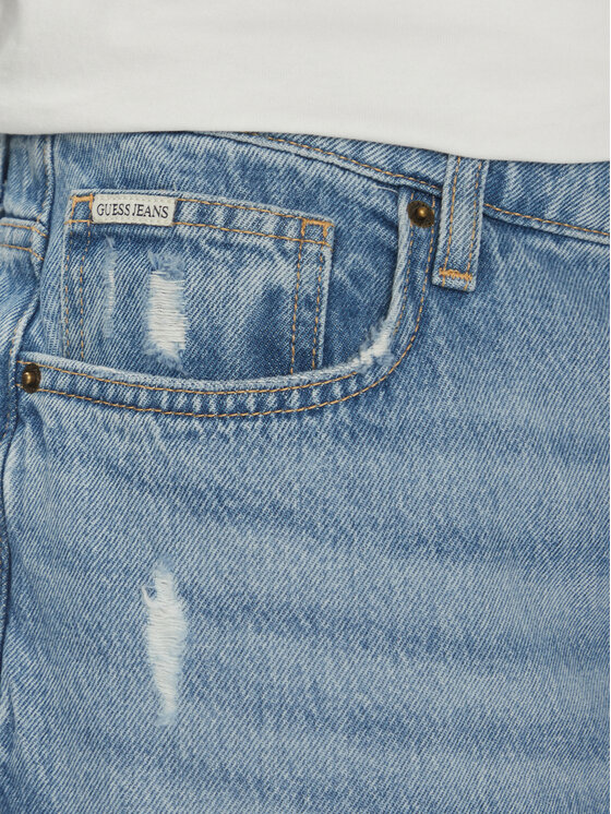Guess Jeans Guess Jeans Džínsy M5YA90 D5R2A Modrá Relaxed Fit