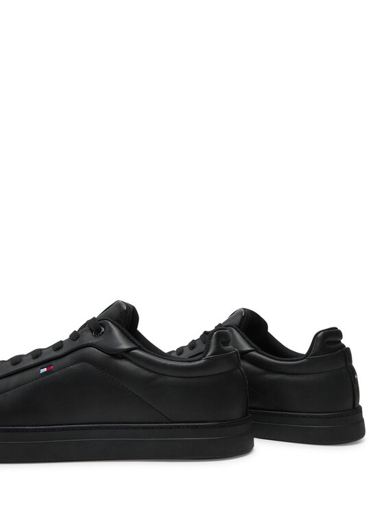 Tommy Hilfiger Tommy Hilfiger Αθλητικά Icon Court Lth Flag Ess FM0FM05317 Μαύρο