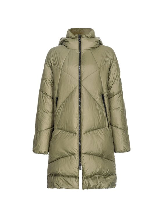 PINKO PINKO Kurtka zimowa Giubbino mantella inchiostro Zielony Comfort Fit