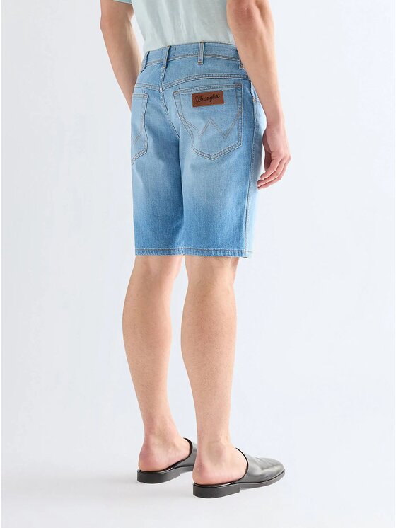 Wrangler Wrangler Szorty jeansowe TEXAS SHORTS Niebieski Regular Fit