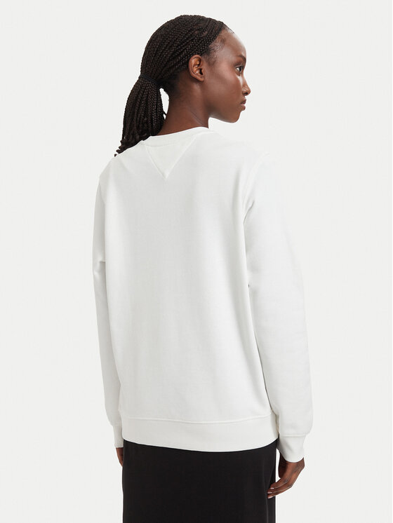 Tommy Jeans Tommy Jeans Μπλούζα Ess Logo DW0DW22829 Λευκό Regular Fit