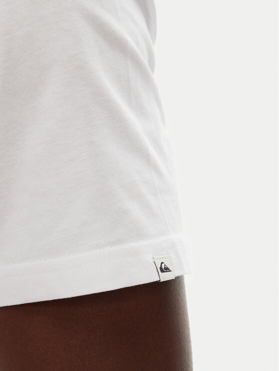 Quiksilver Quiksilver T-särk Circle Back Ss EQYZT08054 Valge Regular Fit