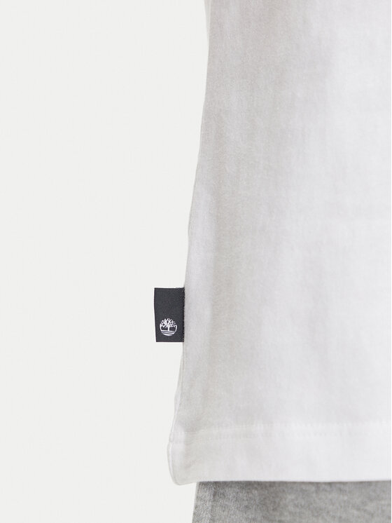 Timberland Timberland T-Shirt TB0A5WQQ Λευκό Regular Fit
