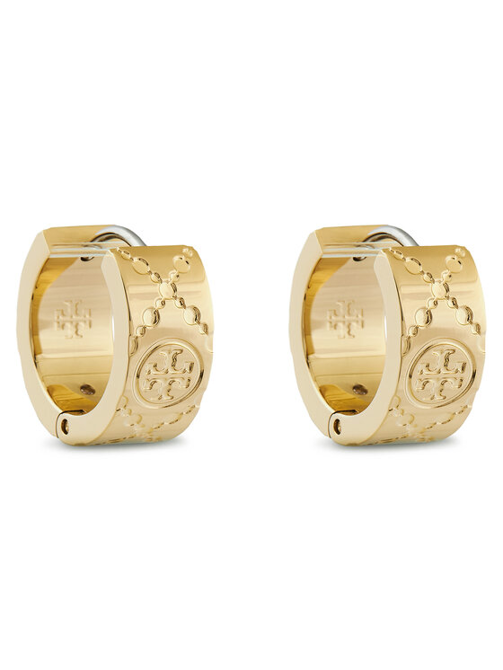 Tory Burch Ausskari T Monogram Small Hoop Earring 159310 Zelta