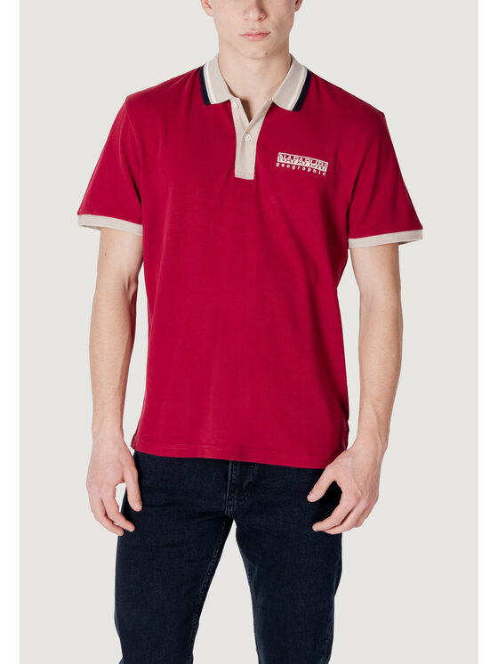 Napapijri T-shirt E-MURLO SS Rosso Casual Fit