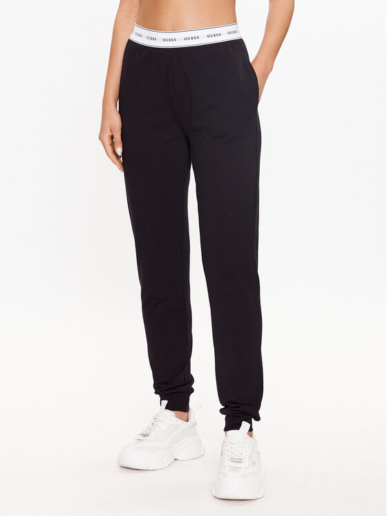 Guess Pantaloni pijama O3YB00 KBS91 Negru Regular Fit