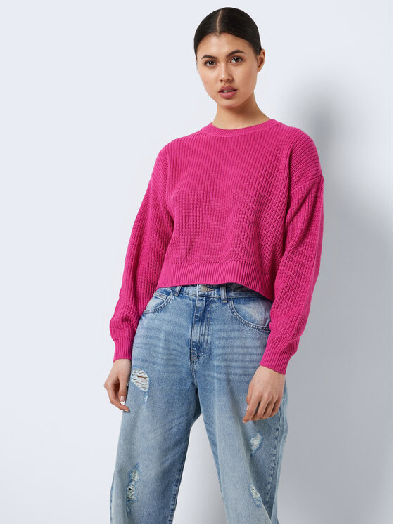 Noisy May Noisy May Sweater Maysa 27021536 Rózsaszín Relaxed Fit