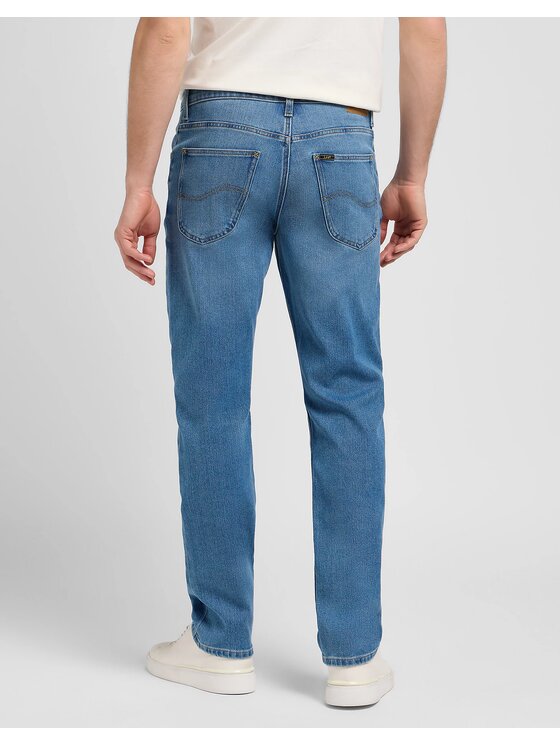 Lee Lee Jeansy BROOKLYN Niebieski Straight Fit