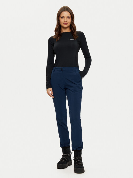 Columbia Columbia Lenjerie de corp termoactivă partea de sus Midweight Stretch 1639021 Negru