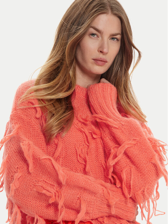 ViCOLO ViCOLO Sweter 33050S Pomarańczowy Regular Fit