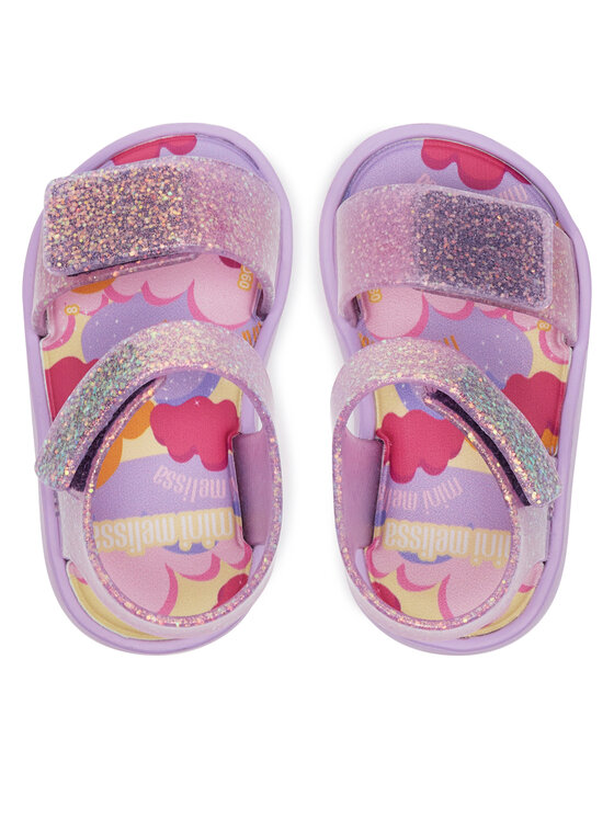 Melissa Melissa Sandály Mini Melissa Jump Print Bb 33663 Fialová