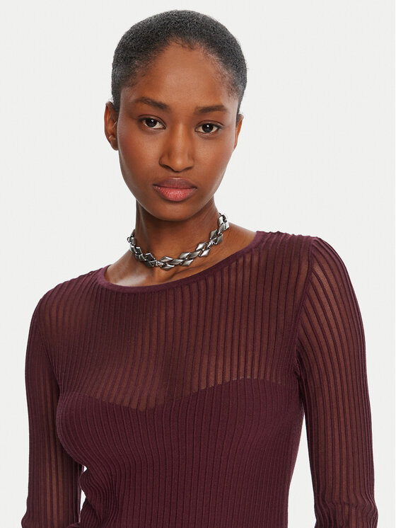 Patrizia Pepe Patrizia Pepe Džemper 8K0305/K143-M536 Tamnocrvena Regular Fit