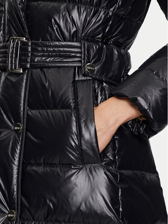 Liu Jo Liu Jo Pūkinė striukė WF4167 T2709 Juoda Regular Fit