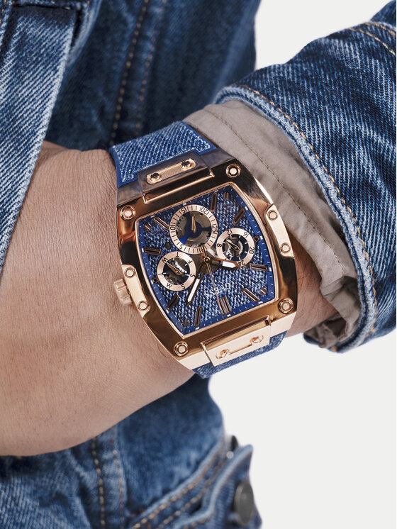 Guess Guess Pulkstenis GW0786G2 Zils