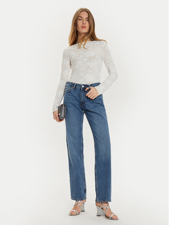 Gina Tricot Gina Tricot Blugi 21489 Bleumarin Straight Fit