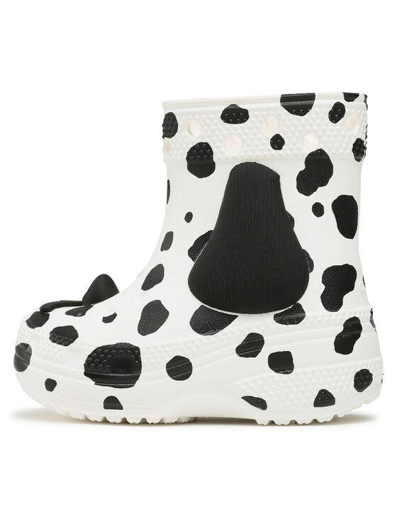 Crocs Crocs Guminiai batai Crocs Classic I Am Dalmatian Boot T 209079 Balta