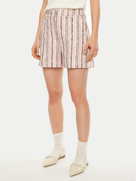 Munthe Munthe Šortky z materiálu Seileen 244141524411 Růžová Regular Fit