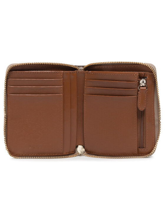 DKNY DKNY Портфейл Bryant Sm Zip Aroun R831J656 Бежов