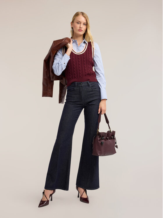 Motivi Motivi Jeans P442Q004397N034 Blu Flare Fit