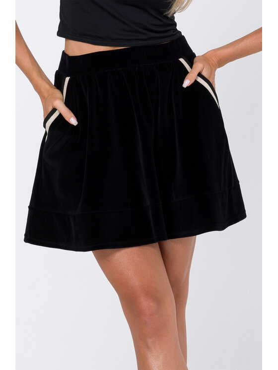 Made of Emotion Made of Emotion Sukňa M768 Čierna Modern Fit
