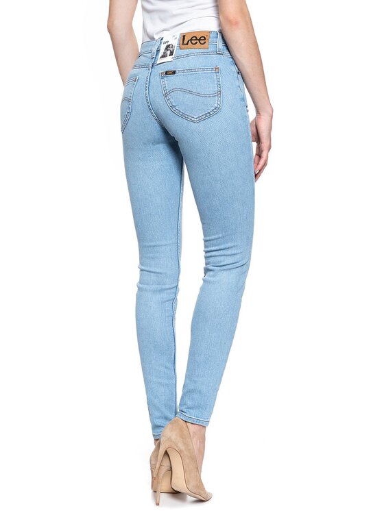 Lee Lee Jeansy SCARLETT Niebieski Skinny Fit