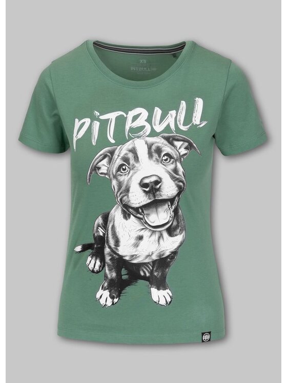 T-Shirt, rozmiar XL, Zielone, Koszulka damska PUPPY II XS