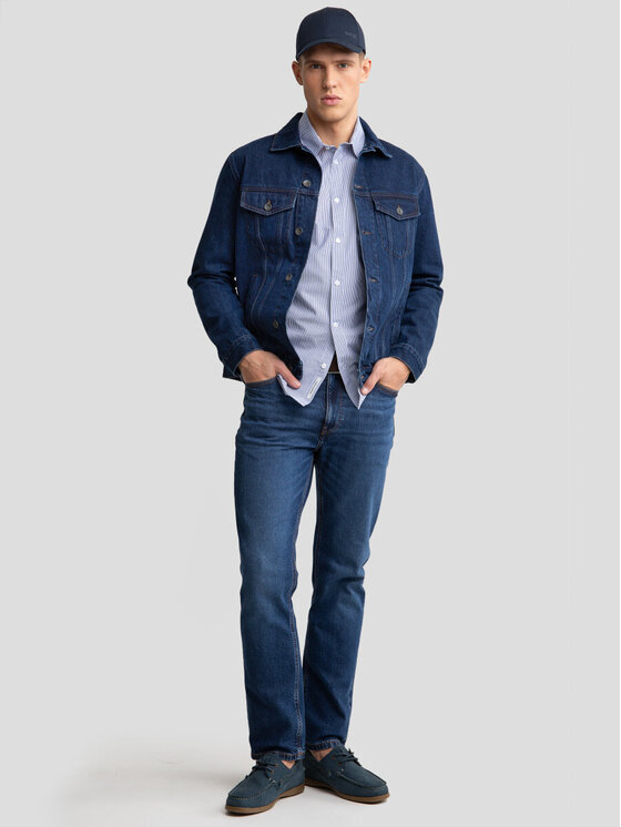 BIG STAR BIG STAR Koszula COSIS_402_140 Niebieski Basic Fit