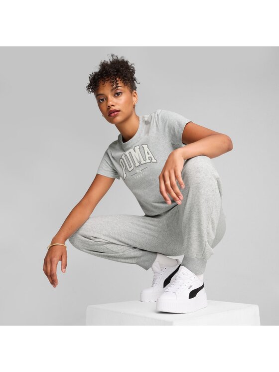 Puma Puma T-Shirt 681537 Szary Regular Fit