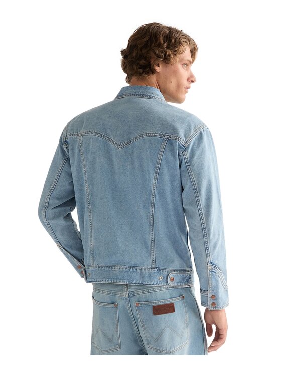Wrangler Wrangler Giacca di jeans 112378055 Blu Regular Fit