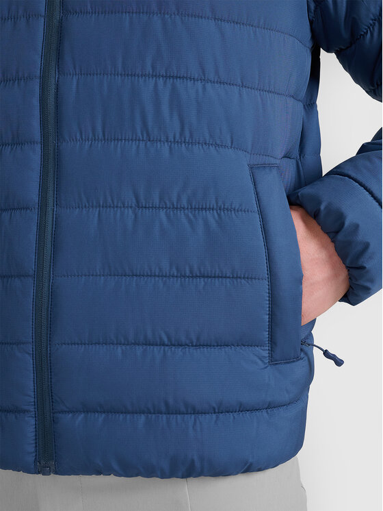 4F 4F Kurtka puchowa 4FWAW25TDJAM597-32S Niebieski Reglan Fit
