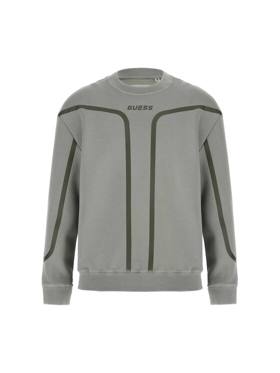 Guess Guess Bluza 171873 Zielony Classic Fit