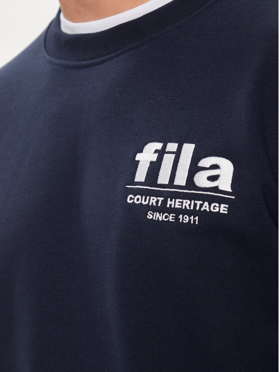 Fila Fila Majica dugih rukava FAM0671 Tamnoplava Relaxed Fit