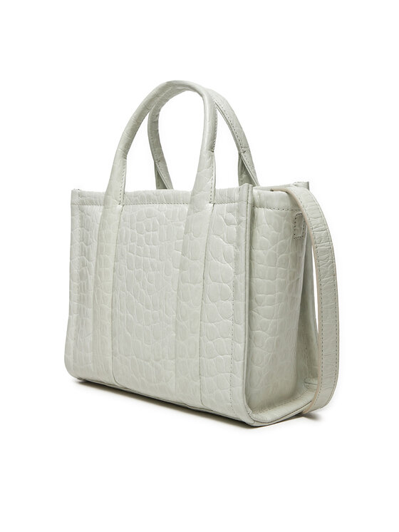Marc Jacobs Handtasche The Croc Embossed Tote Bag H022L01RE22 Ecru