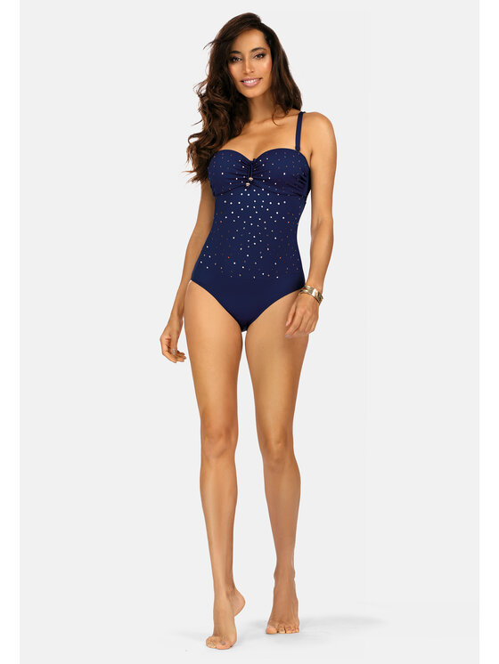 Feba Feba Strój kąpielowy F35A Granatowy