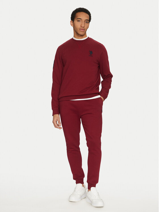 U.S. Polo Assn. U.S. Polo Assn. Majica dugih rukava MUP2256 Crvena Regular Fit
