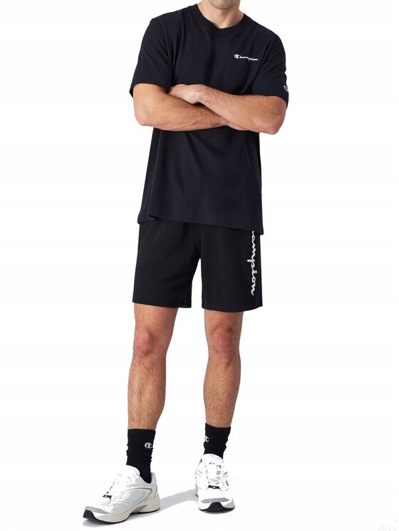 Champion Champion T-Shirt 220264-KK001 Czarny Standard Fit