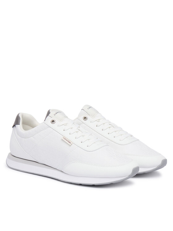 Calvin Klein Calvin Klein Tenisice Retro Runner T Lth Aop Ny HM0HM02213 Bijela