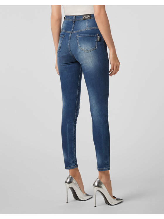 PHILIPP PLEIN PHILIPP PLEIN Jeansy 30931 Niebieski jasny Slim Fit