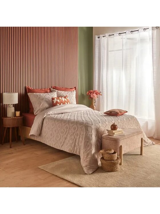 MIAhome MIAhome Komplet pościeli Amy 240x220 cm Beżowy