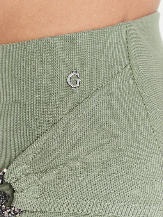 Gonna a matita Dalal W3GD55 KAQL2 Verde Slim Fit