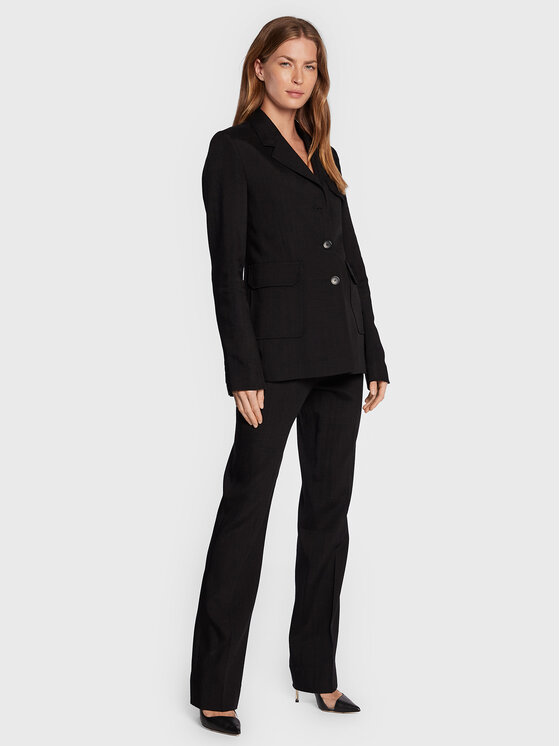 Victoria Victoria Beckham Victoria Victoria Beckham Bleizers 1322WJK003381B Melns Regular Fit