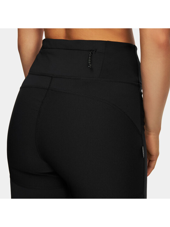 Alpinus Alpinus Legginsy Orta Czarny Regular Fit