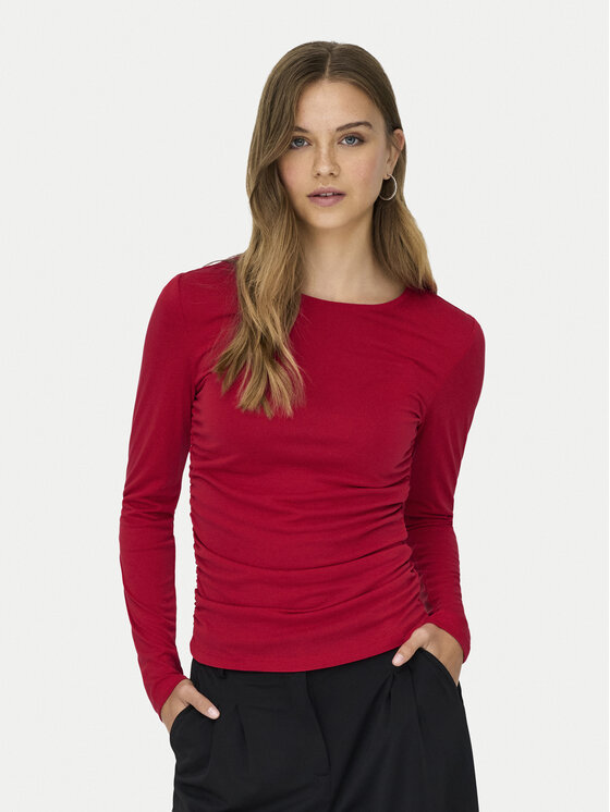 ONLY ONLY Bluse Free Life 15365605 Rot Regular Fit
