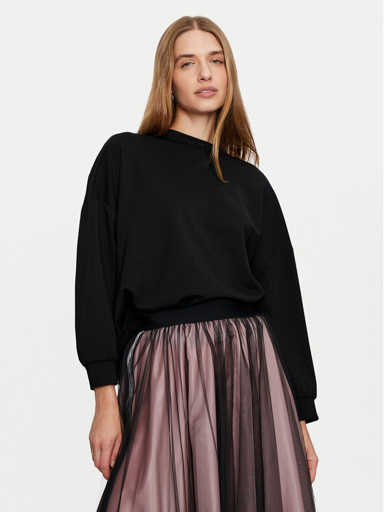 Imperial Imperial Μπλούζα FG94IHZ Μαύρο Loose Fit