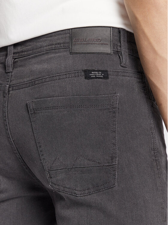 Blend Blend Jeansy Twister 20715000 Szary Slim Fit