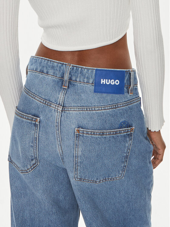 HUGO Hugo Jeansy Leni_B 50513731 Niebieski Relaxed Fit