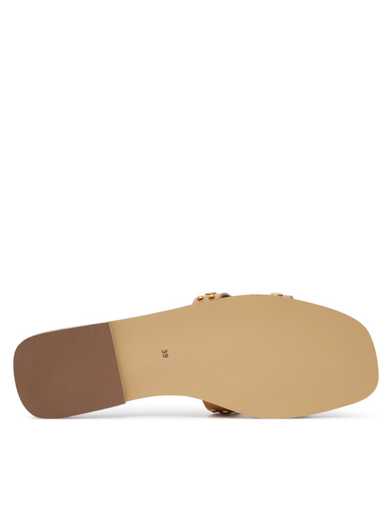 TWINSET TWINSET Klapki 251TGT072 Brązowy